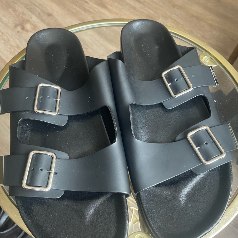 Givenchy leather slides size 12